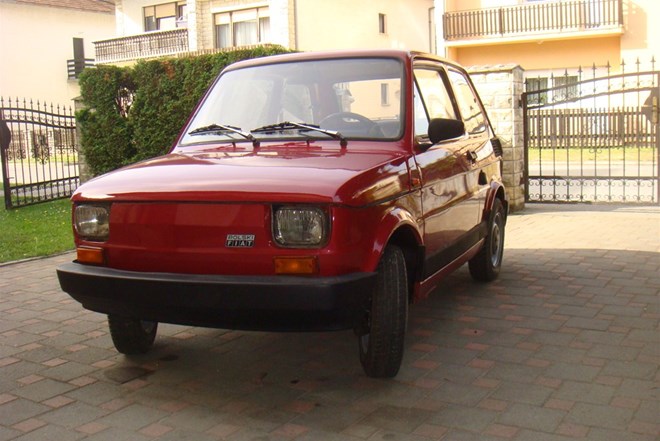 Fiat 126P 650E Lusterko Wsteczne