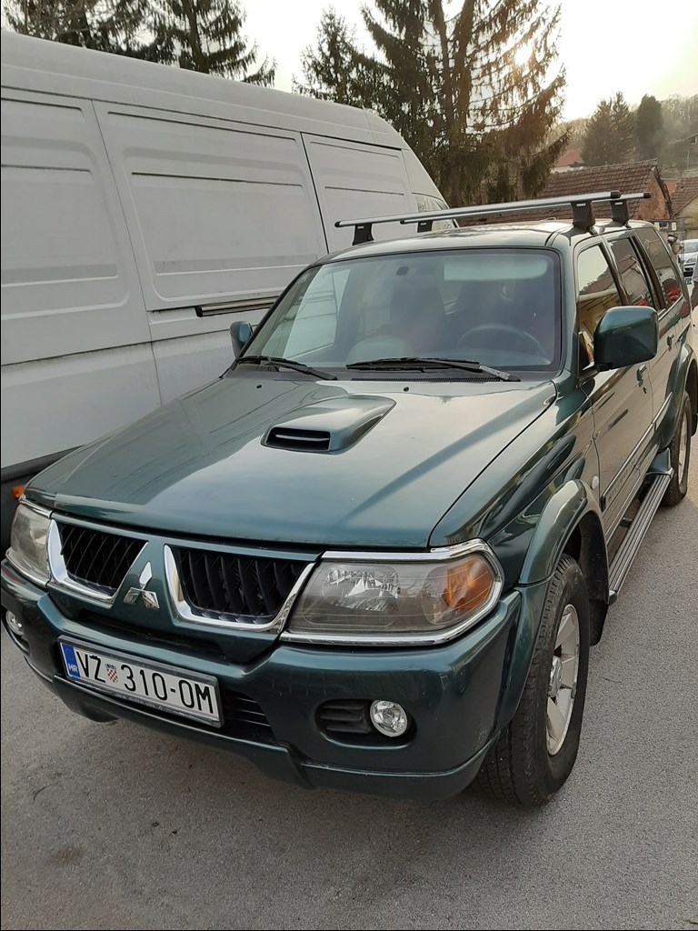 Силовой бампер pajero 2