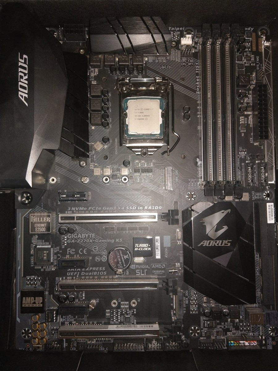 Разгон i7 7700k на gigabyte z270