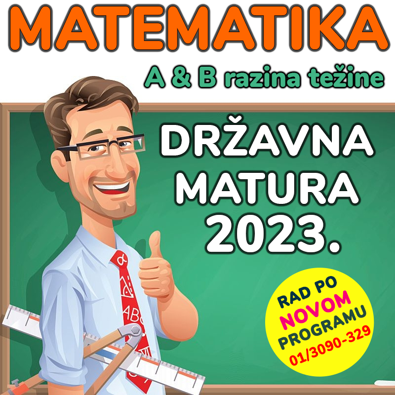 Pripreme Za Državnu Maturu 2023. Iz Matematike - A & B Razina | INDEX ...