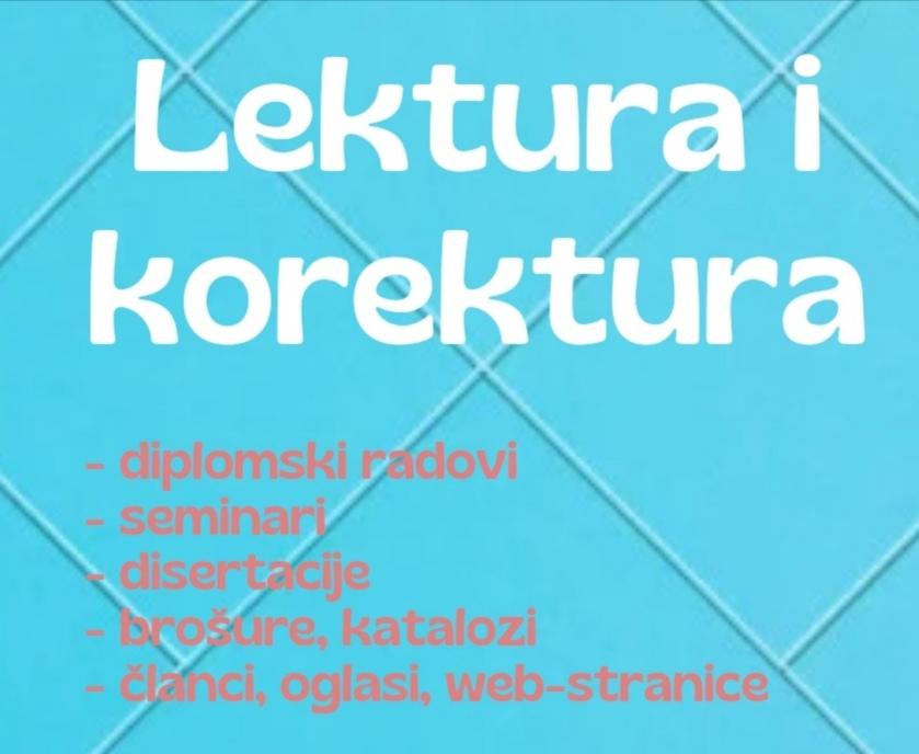 Lektura I Korektura Svih Vrsta Tekstova Na Hrvatskom Jeziku | INDEX OGLASI