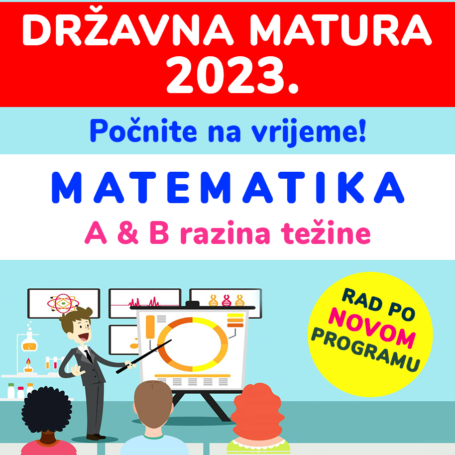 Pripreme Za Državnu Maturu Iz MATEMATIKE (A & B Razina) | INDEX OGLASI